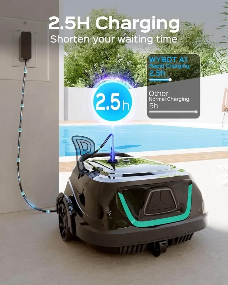 WYBOT A1 Cordless Robotic Pool Cleaner image indicator(4)