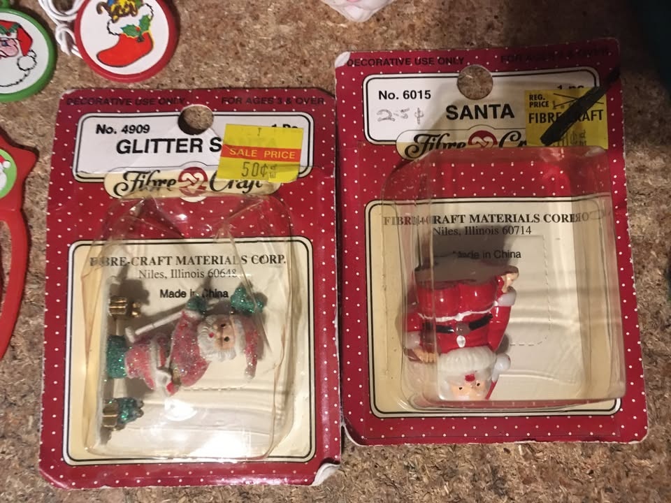 CHRISTMAS SANTA CLAUS LOT PLUSH WIND UP TOYS CHIMNEY - photo 4