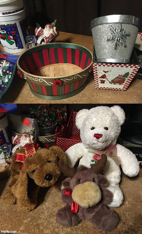 CHRISTMAS LOT SLEIGH SNOWMAN PLUSH TOWELS SNOWGLOBE CANDLES - photo 5
