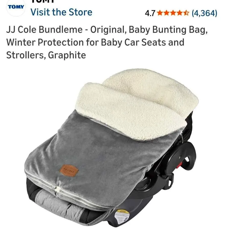 JJ Cole Bundleme - Original, Baby Bunting Bag