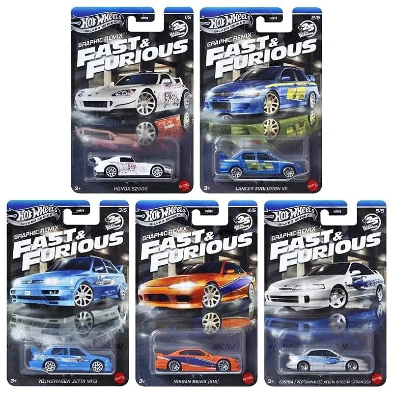 Hot Wheels Fast & Furious Graphic Remix Set