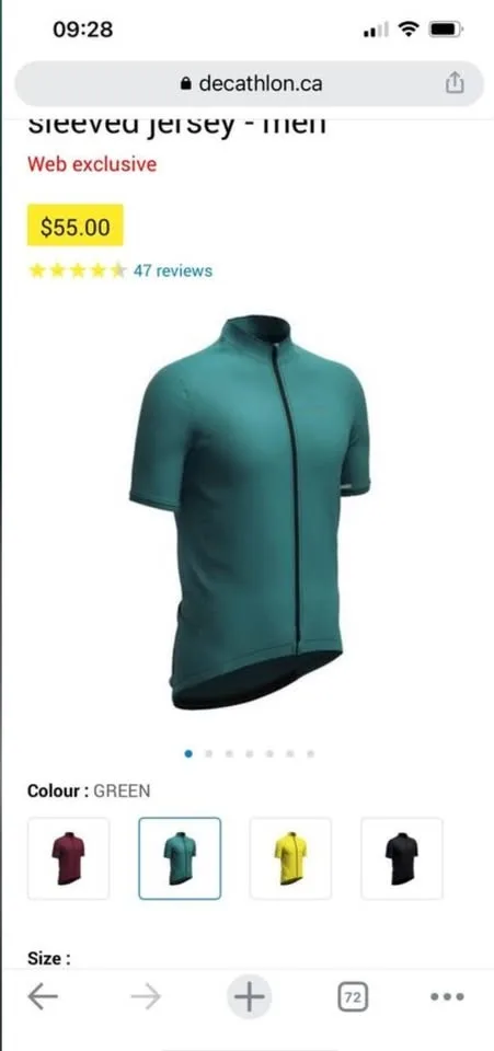 NEW Cycling short-sleeved jersey image indicator(5)