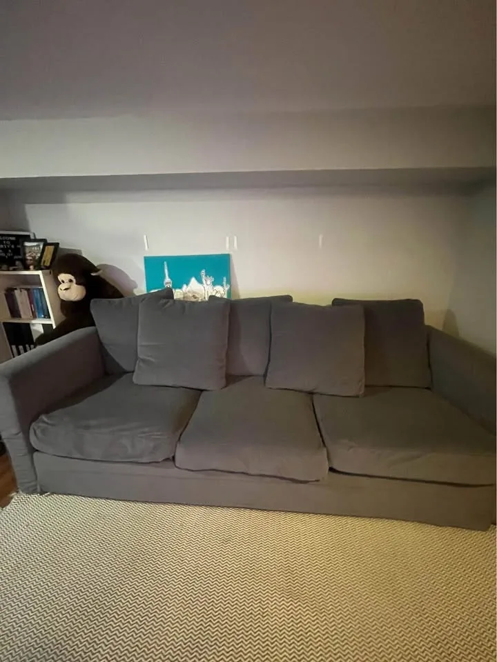 Grey HÄRLANDA IKEA sofa couch image indicator(3)