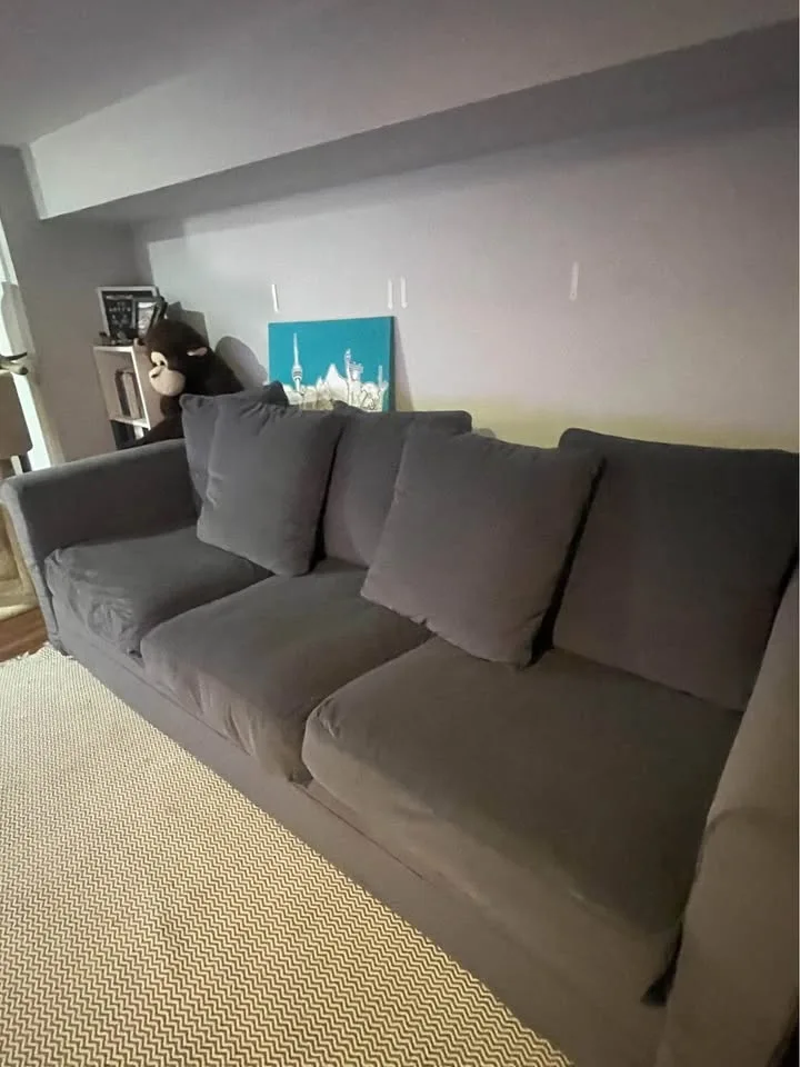 Grey HÄRLANDA IKEA sofa couch image indicator(4)