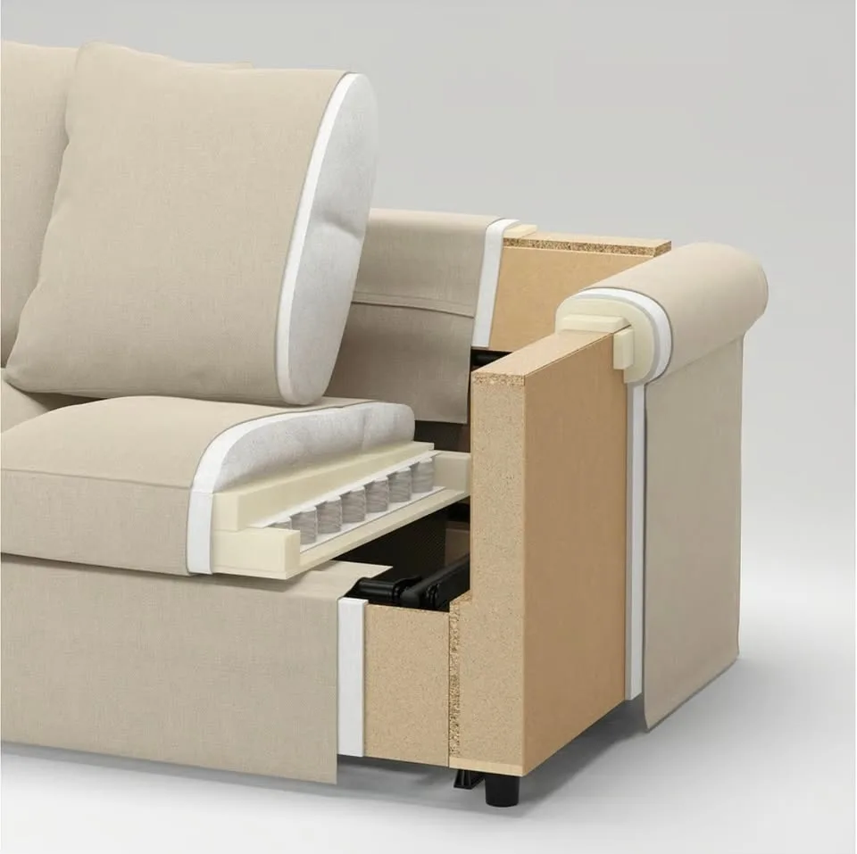 Grey HÄRLANDA IKEA sofa couch image indicator(7)