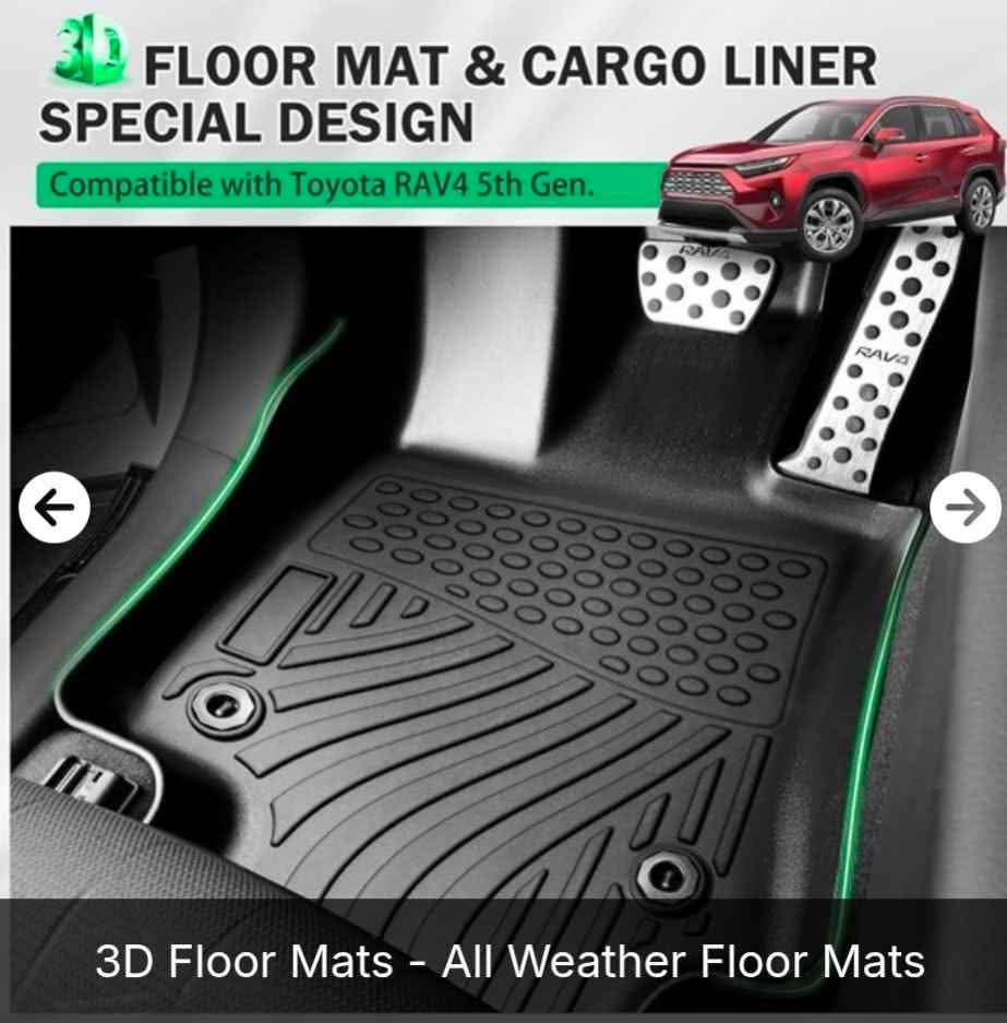 NEW- Toyota RAV4 mat & cargo liner - photo 3