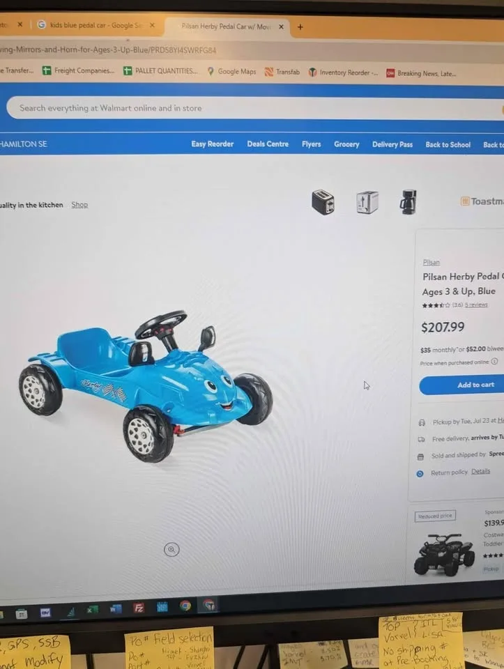 NEW- Kids Pedal car- Pilsan Herby image indicator(3)