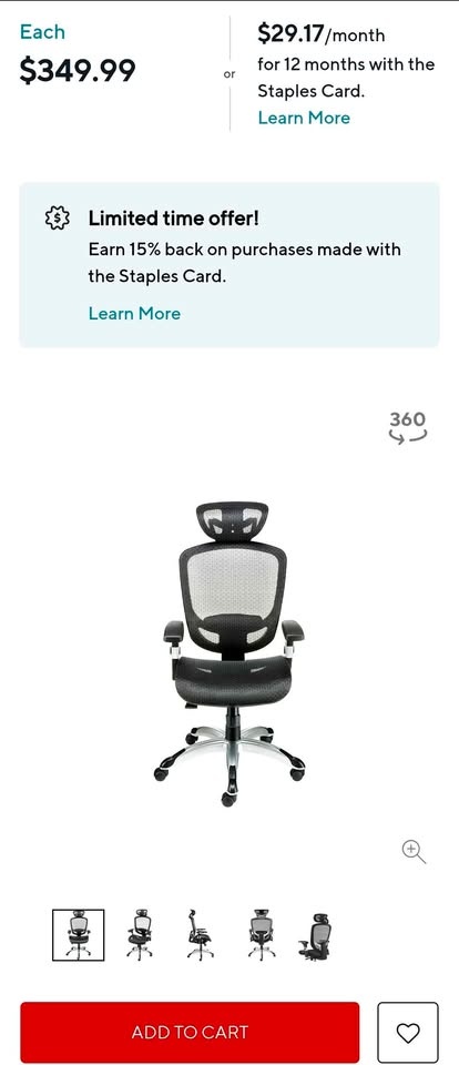 Staples Hyken Chair - photo 5