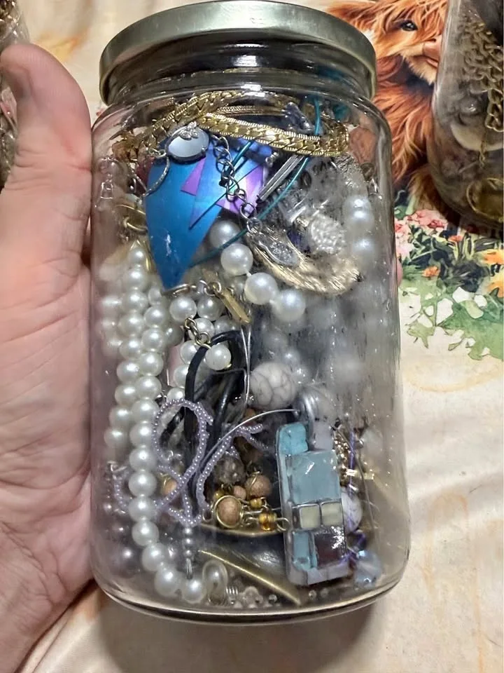 Mystery jar of premium costume jewelry