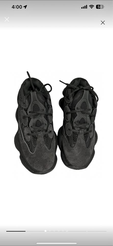 Yeezy 500 Utility Black leather