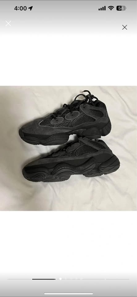 Yeezy 500 Utility Black leather - photo 2