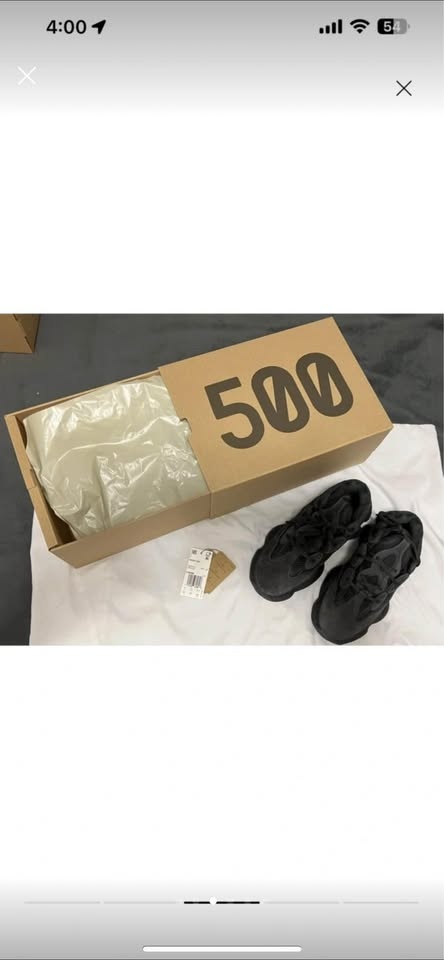 Yeezy 500 Utility Black leather - photo 3
