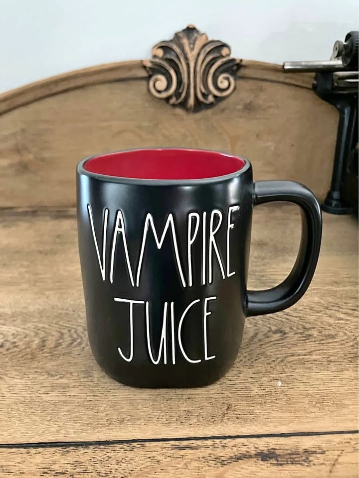 Rae Dunn Halloween Vampire Juice Mug