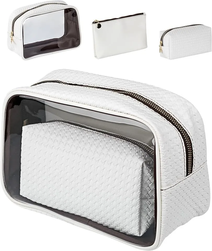 New~Toiletry Bag Set, Wp, TSA Compliant(3 PCS)