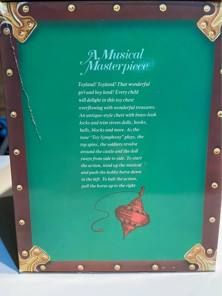 Vintage Enesco Music Box - Toy Symphony image indicator(9)
