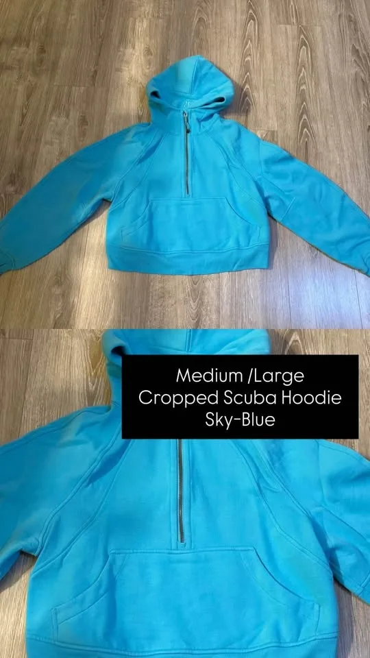 Lululemon Cropped Scuba Hoodie! image indicator(2)