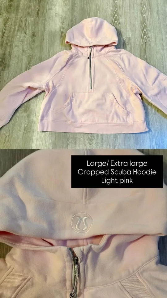Lululemon Cropped Scuba Hoodie! image indicator(3)