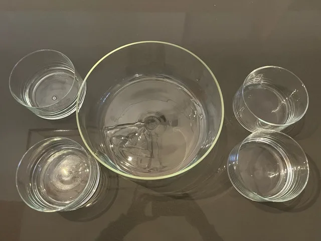 Glass Serving Bowl Set image indicator(3)