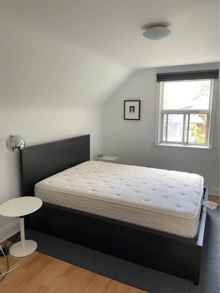 IKEA Malm Ottoman Hydraulic Storage Double Bed + Mattress - photo 2