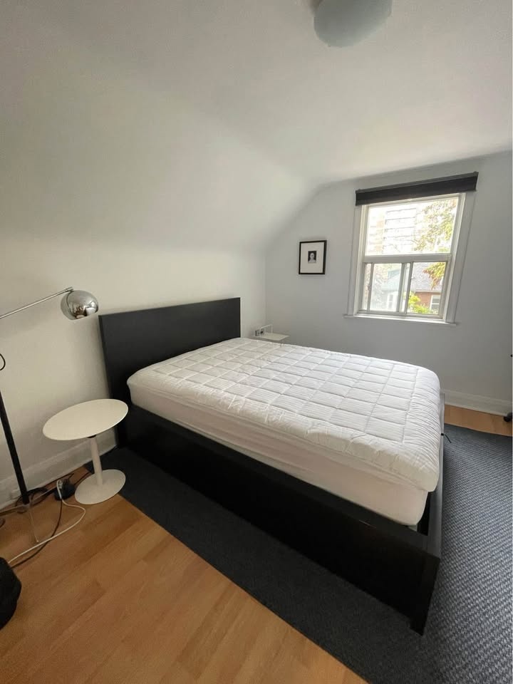 IKEA Malm Ottoman Hydraulic Storage Double Bed + Mattress - photo 4