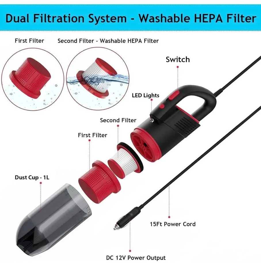 Powerful Car Vacuum image indicator(6)