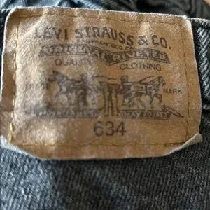 Vintage LEVIS 634 Orange Tab Denim Jeans image indicator(2)