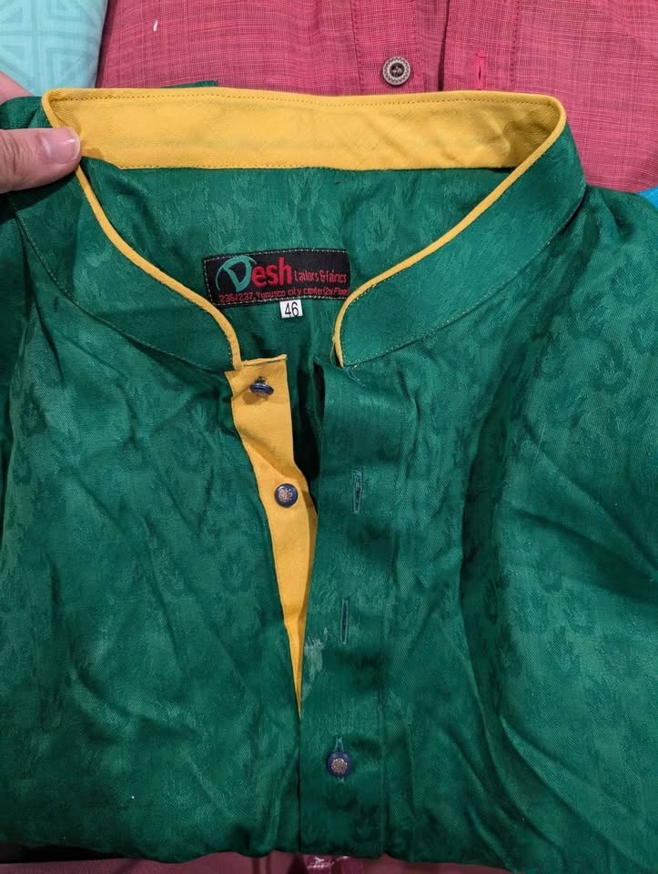 Four (4) mens kurtas punjabis Indian outfit - $25 each - photo 2