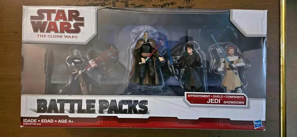 Star Wars Clone Wars Battle Pack Jedi Showdown