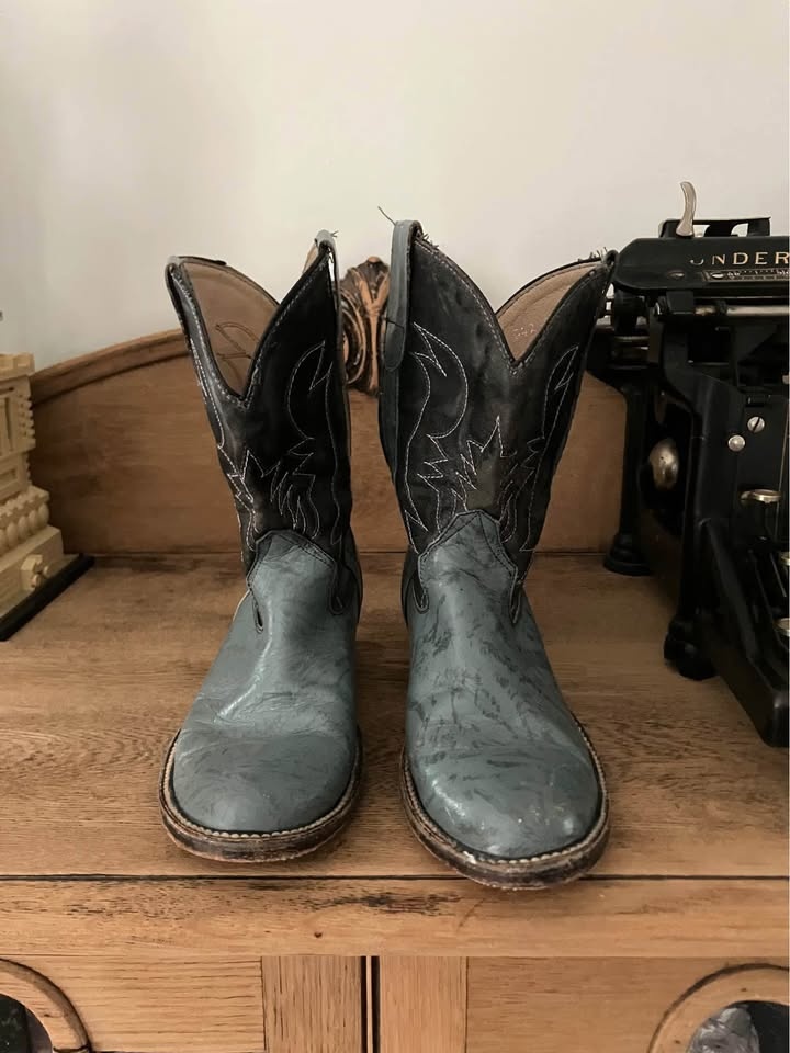 Vintage Kids Cowboy Boots approx size 1 - photo 2
