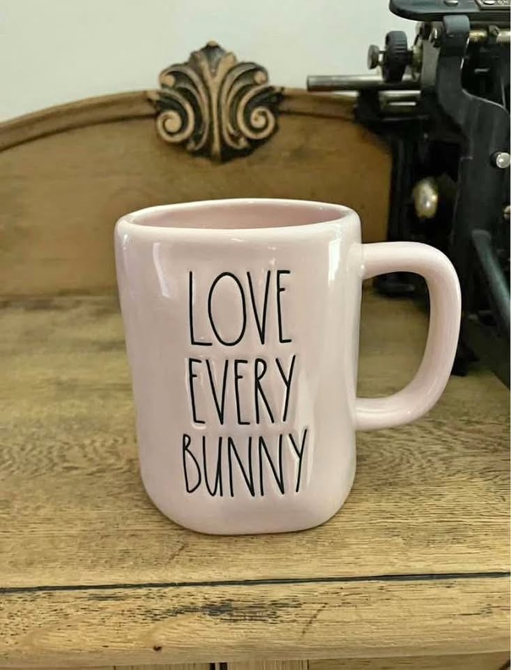 Rae Dunn Love Every Bunny Mug