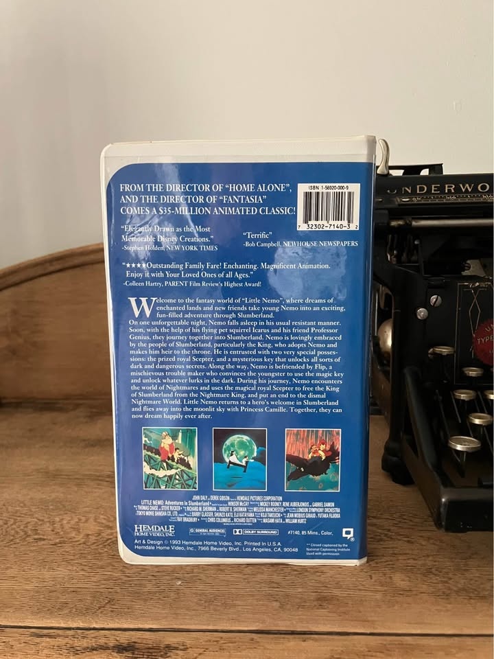 Little Nemo VHS - photo 2