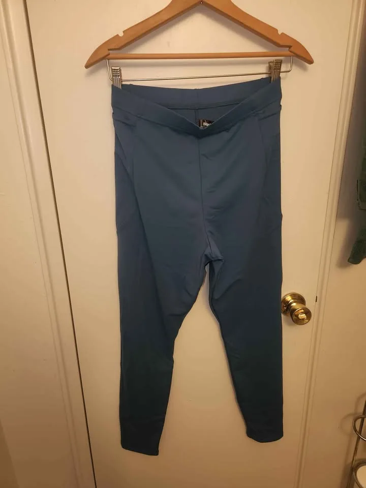 Medium BlackMilk Clothing Teal high waisted pocket leggings image indicator(2)