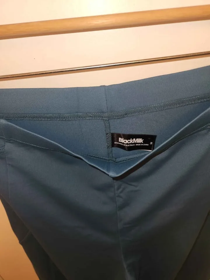 Medium BlackMilk Clothing Teal high waisted pocket leggings image indicator(3)