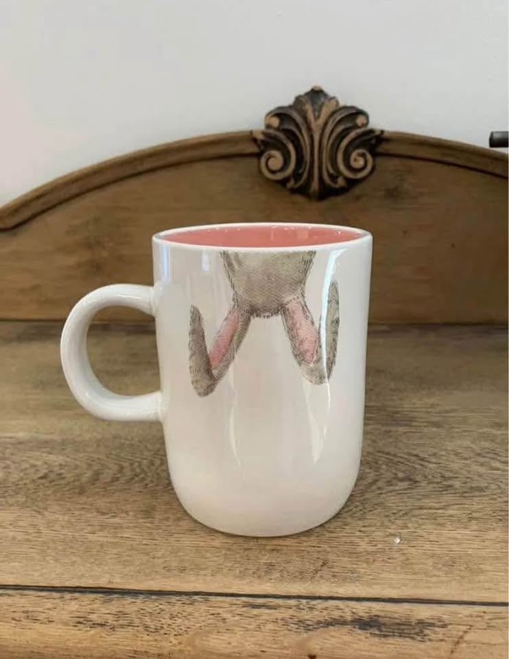 Rae Dunn Easter Bunny Was Here Double Sided Mug - photo 2