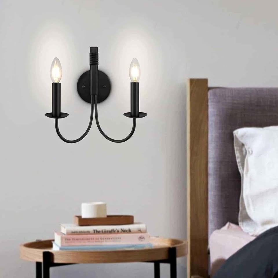 WBinDX Black Wall Sconces Lighting Indoor Wall Light Fixture