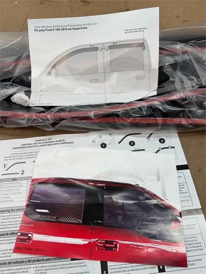 Voron Glass Tape-on Extra Durable Rain Guard - photo 2