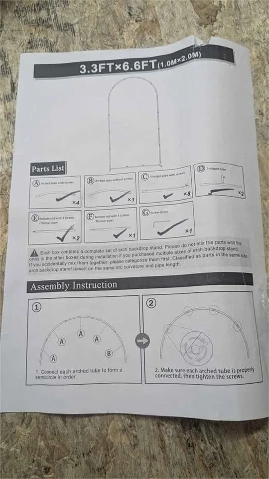 Wokceer Gold Metal Arch Backdrop Stand image indicator(9)