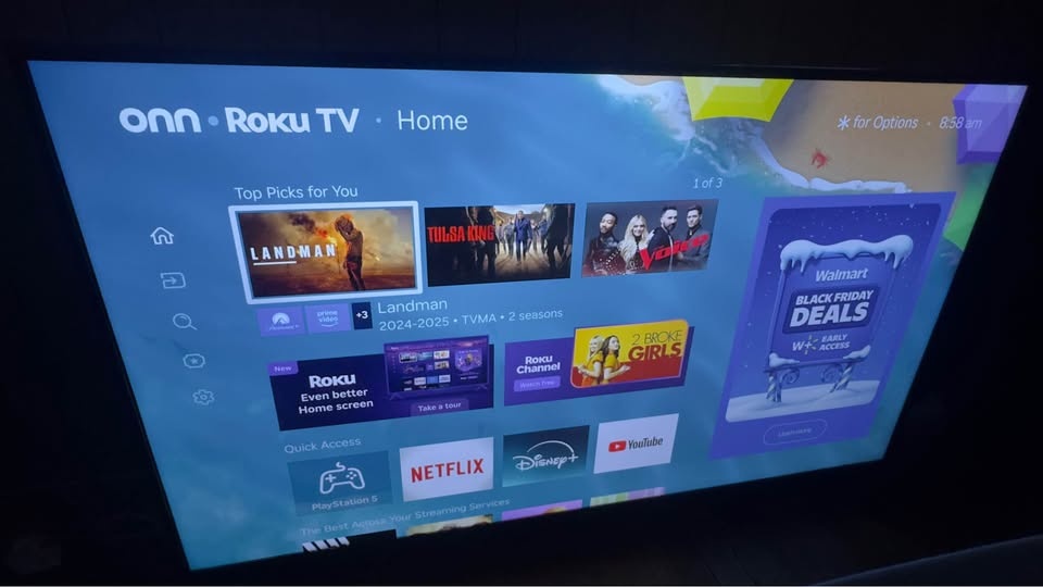 Onn 50” 4K HDR TV with Roku voice remote pro - photo 3