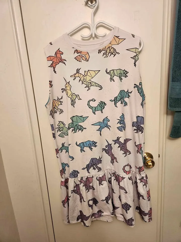 XL BlackMilk Clothing Origami friller dress thumbnail