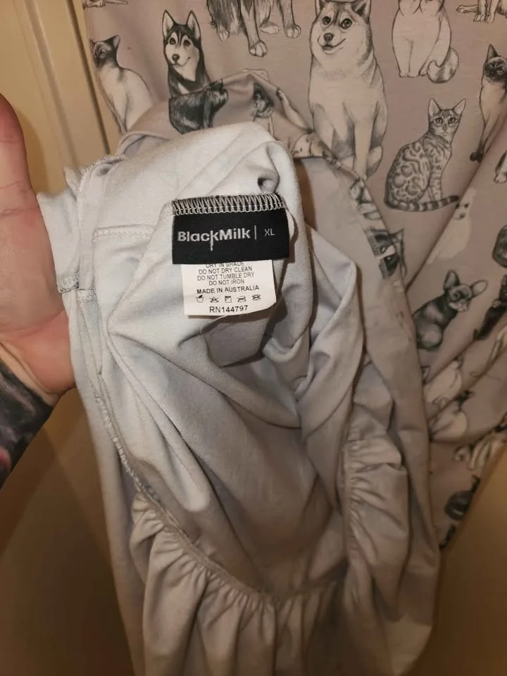 XL BlackMilk Clothing Friends Furever Friller Dress image indicator(7)