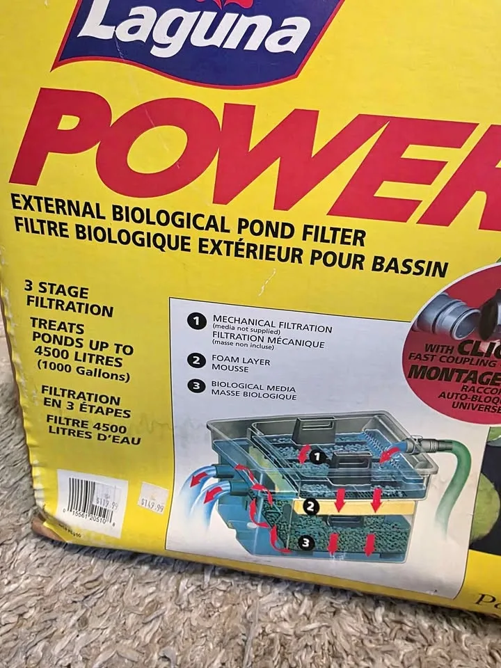 Brand new pond filter