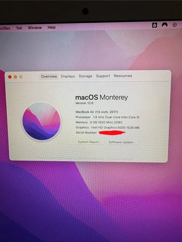 2017 Apple Macbook Air - Must go ASAP image indicator(6)