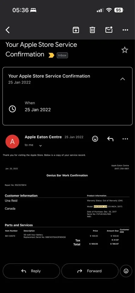 2017 Apple Macbook Air - Must go ASAP image indicator(8)