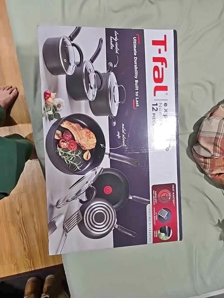T-Fal Expert pro non stick pans NIB 12 pieces