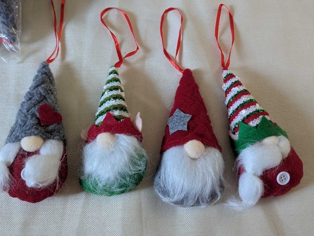 Christmas Gnome Ornaments x4 packages - photo 3