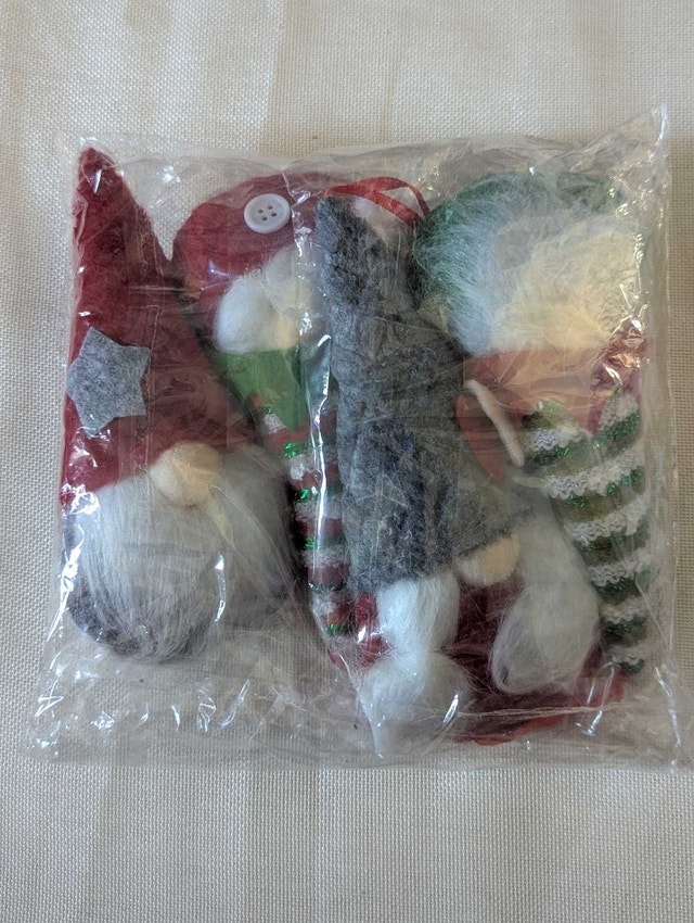 Christmas Gnome Ornaments x4 packages - photo 5