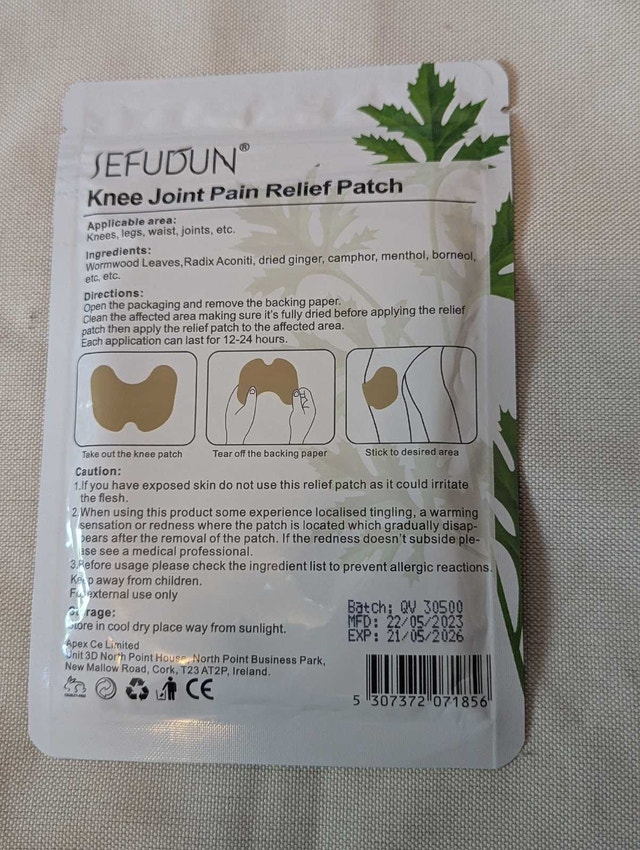 SEFUDUN Pain Relief Patches - photo 4