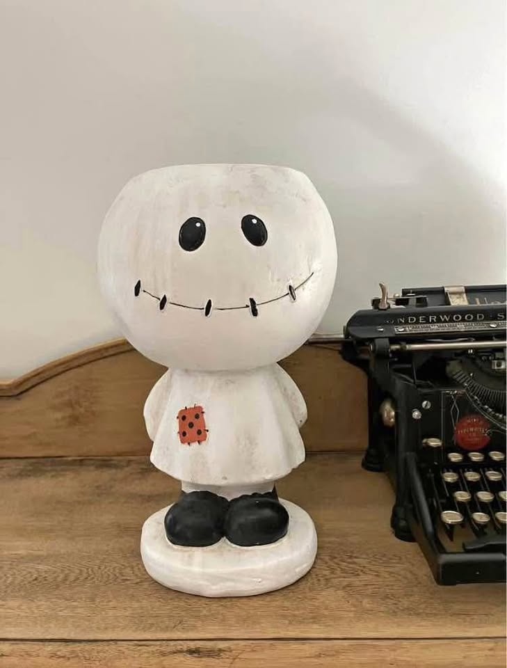 Clementine the Halloween Mummy - 13"High Candy Bowl
