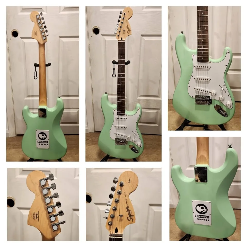 $280 Squier Stratocaster - Surf Green - Affinity Series