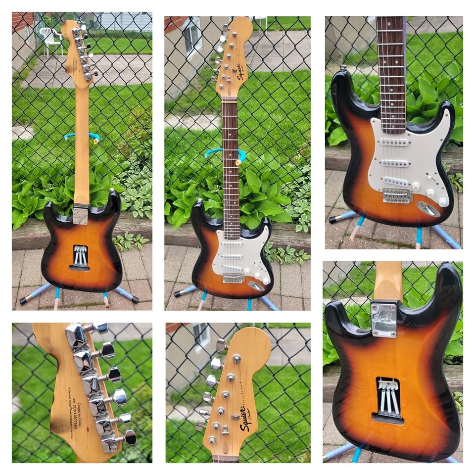 $240 Squier Bullet Stratocaster - Brown Sunburst